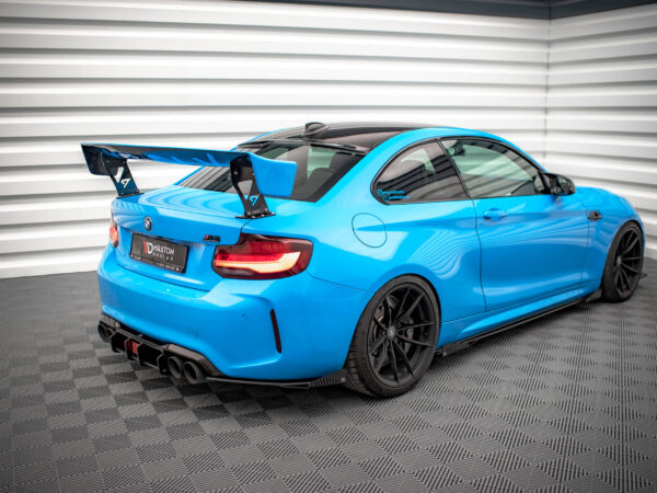 Alternative view of Maxton Design Gloss Black Rear Side Flaps For BMW M2 F87