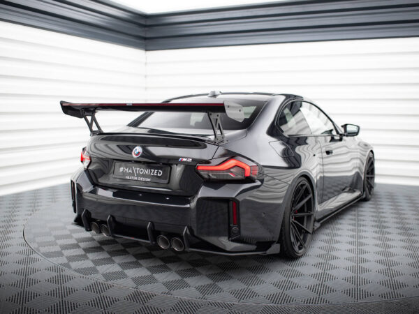 Alternative view of Maxton Design Gloss Black Rear Side Flaps For BMW M2 Series G87