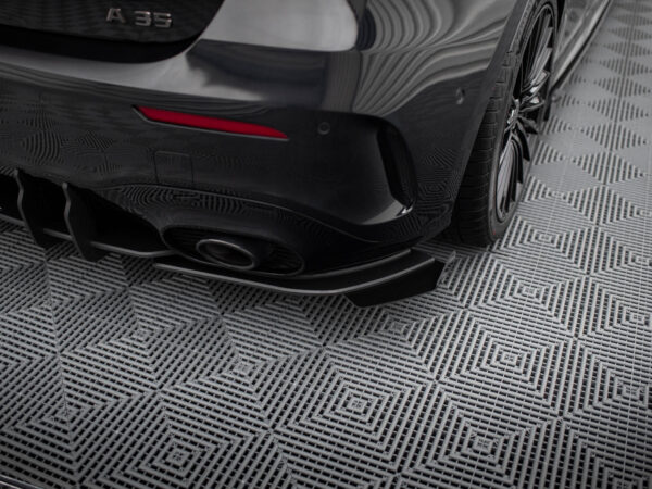 Alternative view of Maxton Design Gloss Black Rear Side Flaps For Mercedes-Benz AMG A35 Hatchback W177