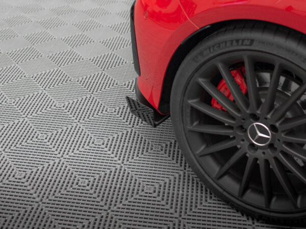 Alternative view of Maxton Design Gloss Black Rear Side Flaps For Mercedes-Benz A45 AMG W176 LCI