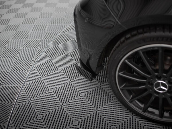 Alternative view of Maxton Design Gloss Black Rear Side Flaps For Mercedes-Benz AMG W176 LCI