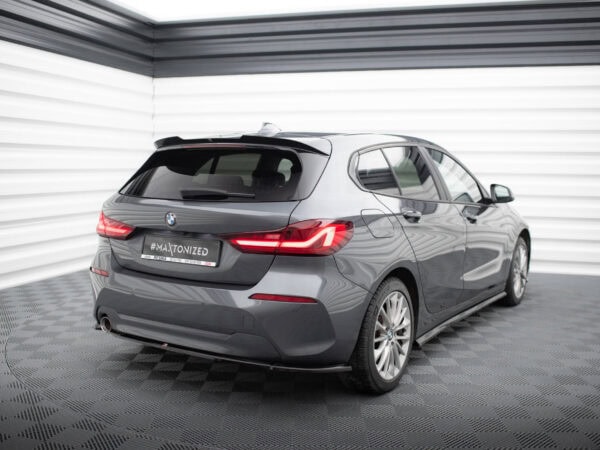 Alternative view of Maxton Design Gloss Black Rear Corner Splitters For BMW 1 F40