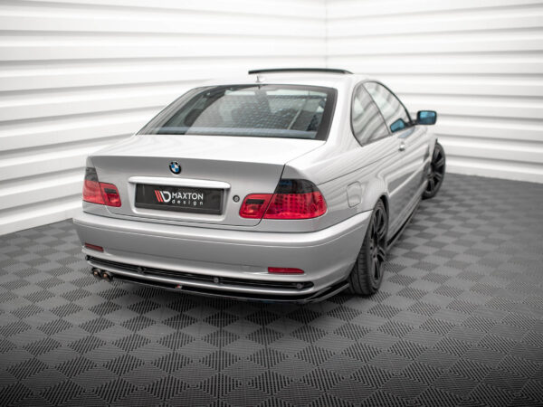 Alternative view of Maxton Design Gloss Black Rear Corner Splitters for BMW 3 Series E46
