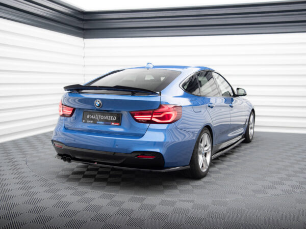 Alternative view of Maxton Design Gloss Black Rear Corner Splitters For BMW 3 Series F34 GT M Sport
