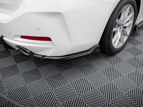 Alternative view of Maxton Design Gloss Black Rear Corner Splitters For BMW 3 Series G20 G21 LCI