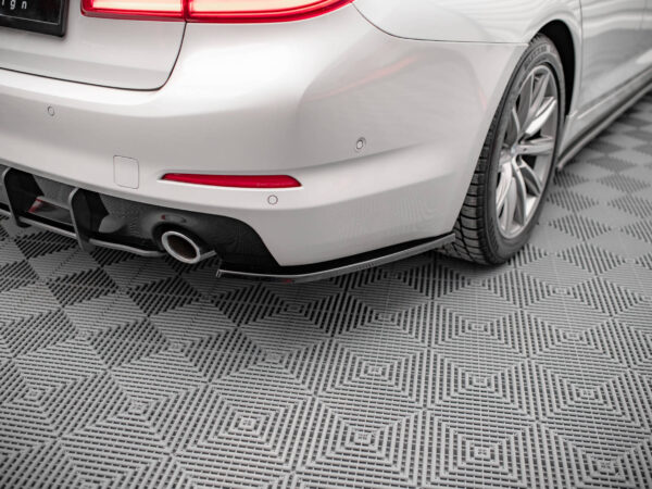 Alternative view of Maxton Design Gloss Black Rear Corner Splitters for BMW 5 Series G30