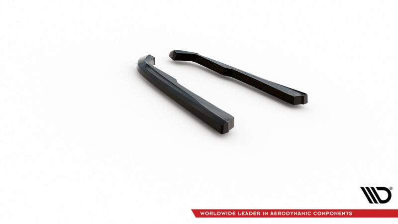 Maxton design gloss black rear corner splitters for bmw g20 g21 series m340i lci