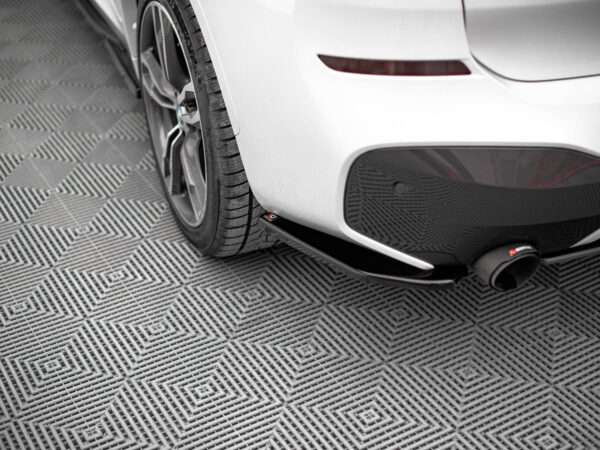 Alternative view of Maxton Design Gloss Black Rear Corner Splitters For BMW X1 F48 M Sport