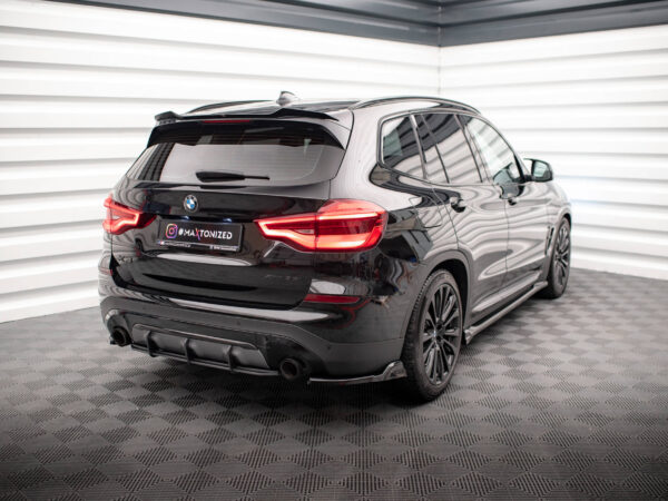 Alternative view of Maxton Design Gloss Black Rear Corner Splitters For BMW X3 G01