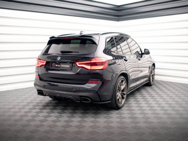 Alternative view of Maxton Design Gloss Black Rear Corner Splitters For BMW X3 G01 M40i M40d