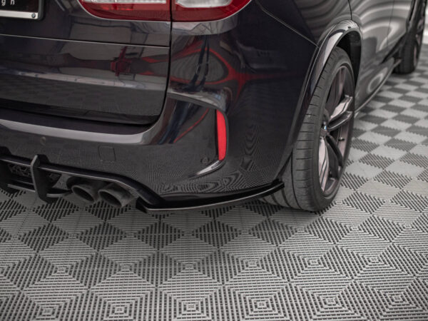 Alternative view of Maxton Design Gloss Black Rear Corner Splitters For BMW X5 M F85