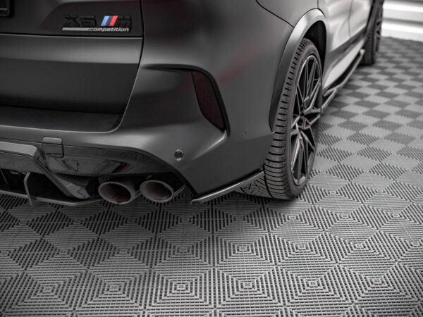 Alternative view of Maxton Design Gloss Black Rear Corner Splitters For BMW X5M F95