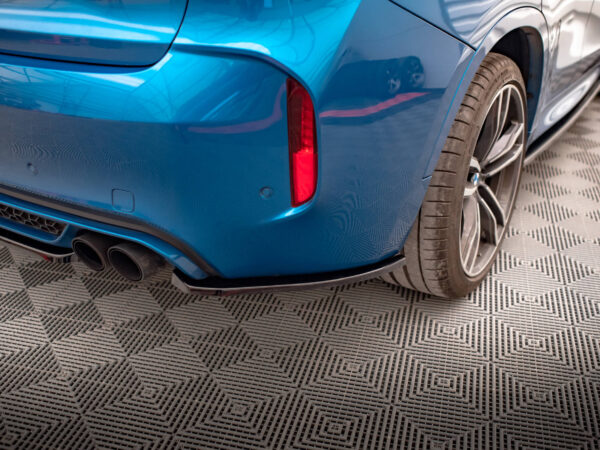 Alternative view of Maxton Design Gloss Black Rear Corner Splitters for BMW X6M F86