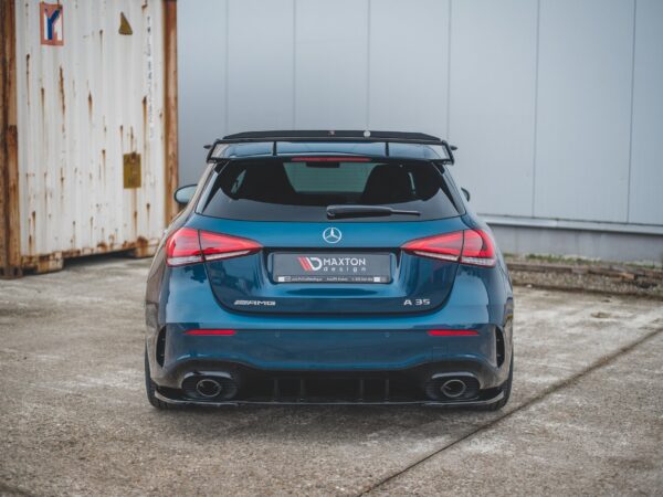 Alternative view of Maxton Design Gloss Black Rear Corner Splitters For Mercedes-Benz AMG A35 W177