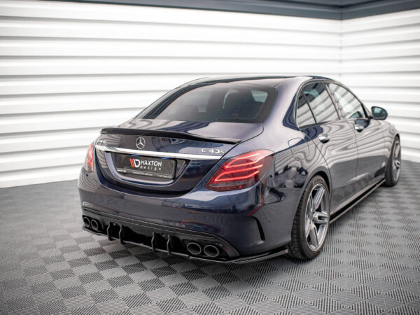 Pol po rear side splitters mercedes amg c 43 sedan estate w205 s205 facelift 17878 4