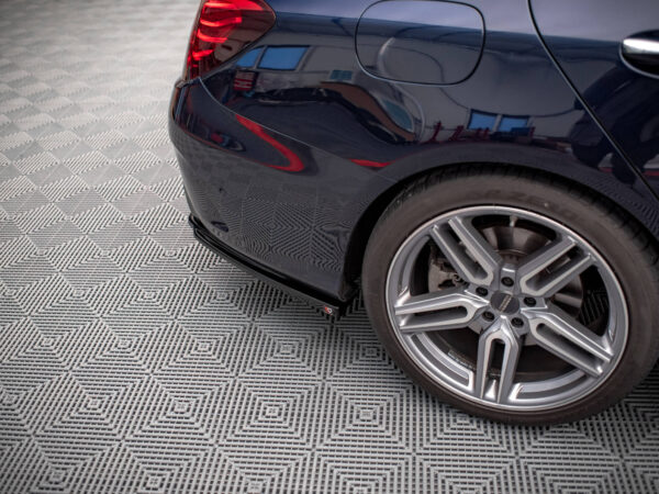 Alternative view of Maxton Design Gloss Black Rear Corner Splitters For Mercedes-Benz AMG C43 W205 S205 LCI