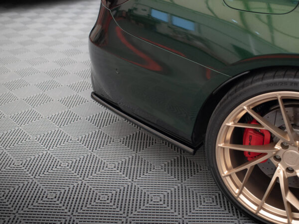 Alternative view of Maxton Design Gloss Black Rear Corner Splitters For Mercedes-Benz AMG E63 W213 LCI