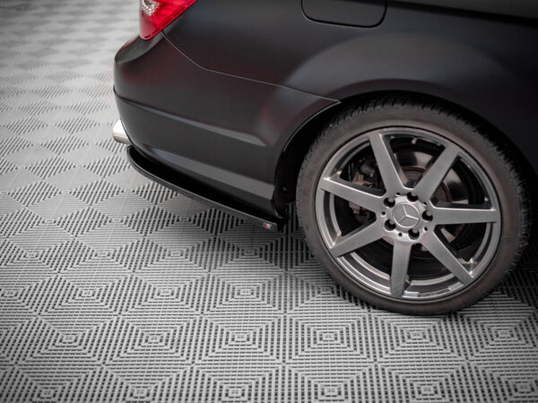 Pol po rear side splitters mercedes benz c coupe sedan estate amg line c204 w204 facelift s204 facelift 17439 5