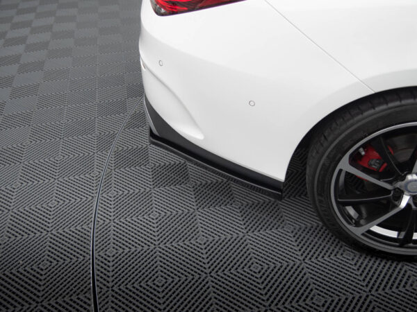 Pol po rear side splitters mercedes benz cla amg line x118 10763 4