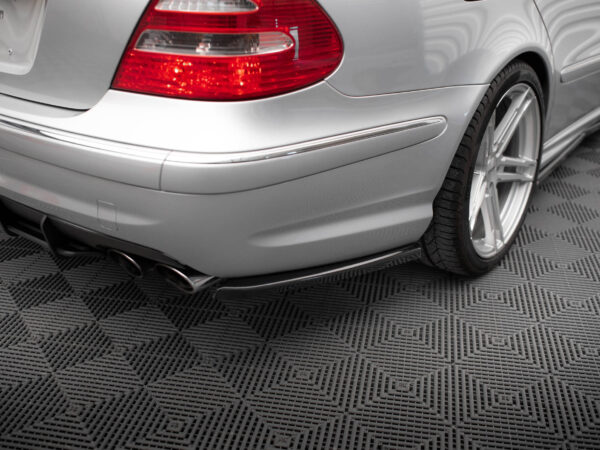 Alternative view of Maxton Design Gloss Black Rear Corner Splitters For Mercedes-Benz AMG E55 W211