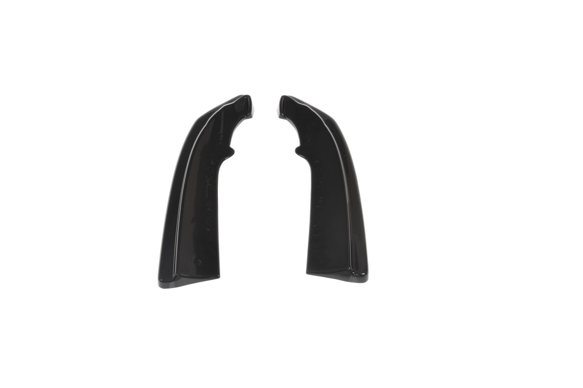 Maxton design gloss black rear corner splitters for mercedes-benz amg w207 - image 5