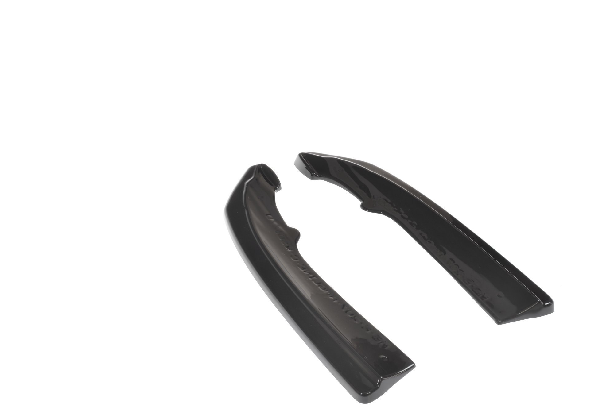 Maxton design gloss black rear corner splitters for mercedes-benz amg w207 - image 6