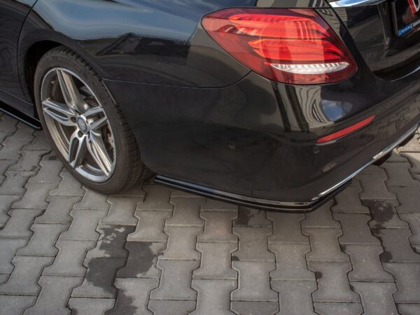 Alternative view of Maxton Design Gloss Black Rear Corner Splitters For Mercedes-Benz AMG E43 W213 S213