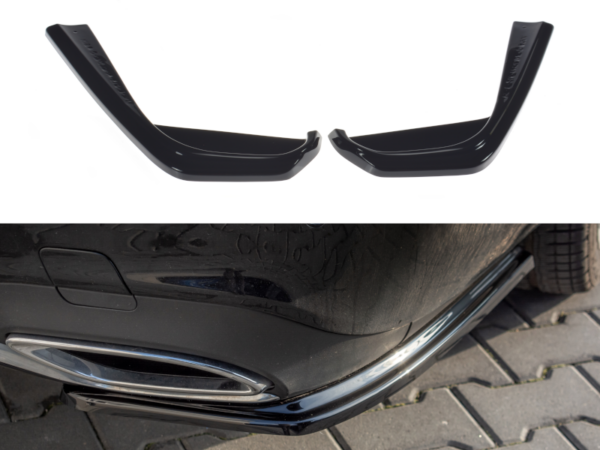 Pol po rear side splitters mercedes benz e43 amg amg line sedan estate w213 s213 9079 3
