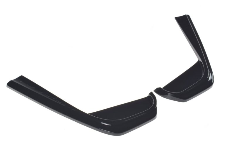 Maxton design gloss black rear corner splitters for mercedes-benz amg e43 w213 s213