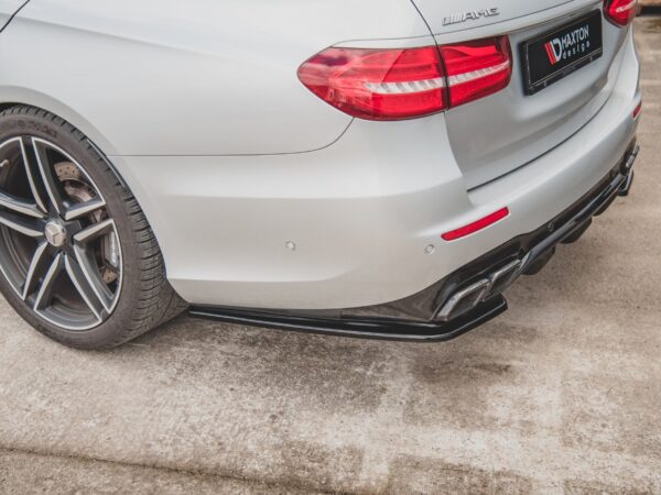 Alternative view of Maxton Design Gloss Black Rear Corner Splitters For Mercedes-Benz AMG E63 S213