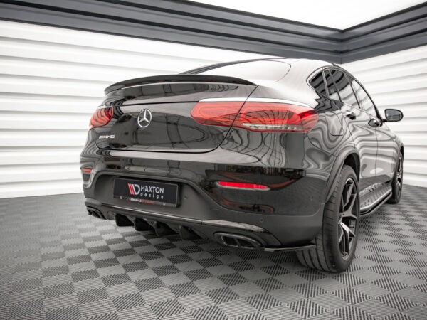 Alternative view of Maxton Design Gloss Black Rear Corner Splitters For Mercedes-Benz AMG C253 LCI