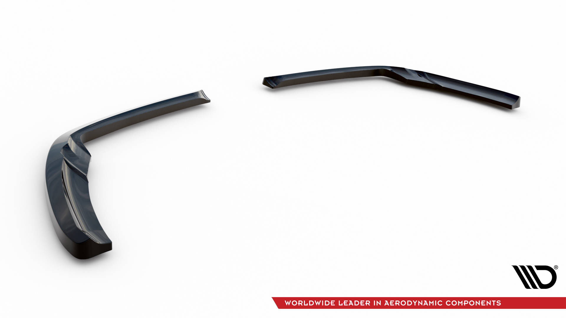 Maxton design gloss black rear corner splitters for porsche 718 cayman 982c - image 5