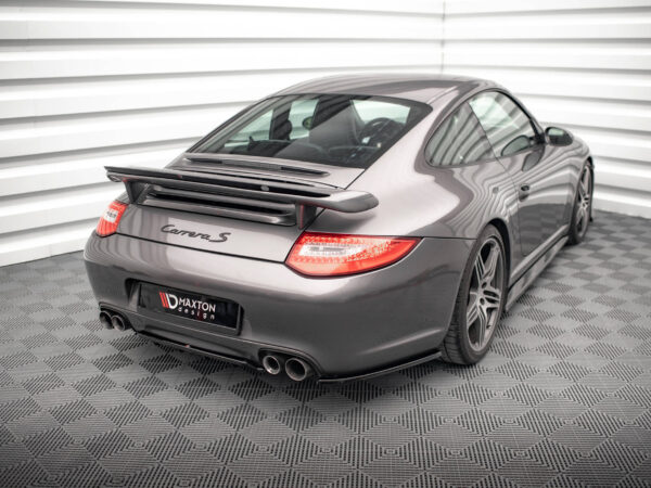 Alternative view of Maxton Design Gloss Black Rear Corner Splitters For Porsche 911 Carrera GTS 997 LCI