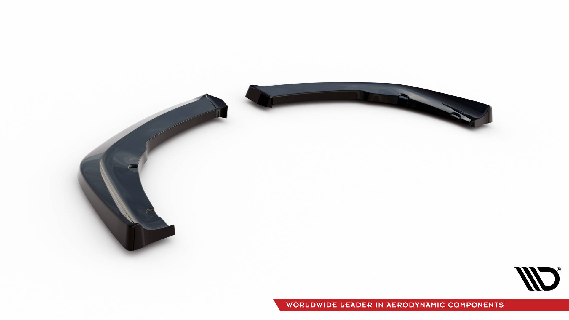 Maxton design gloss black rear corner splitters for porsche boxster 987 - image 5