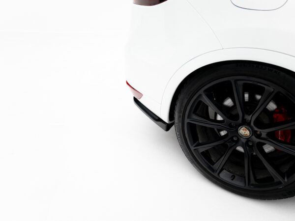 Alternative view of Maxton Design Gloss Black Rear Corner Splitters For Porsche Cayenne 92A MK2