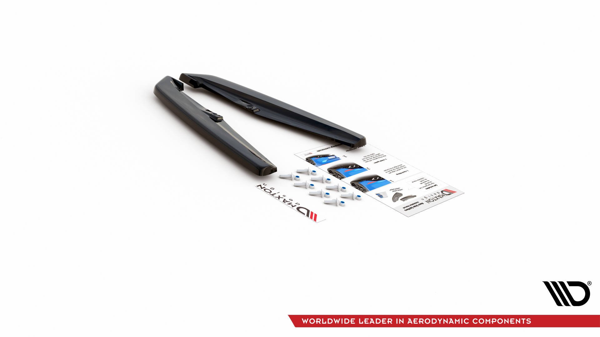 Maxton design gloss black rear corner splitters for porsche panamera 970 turbo facelift - image 6