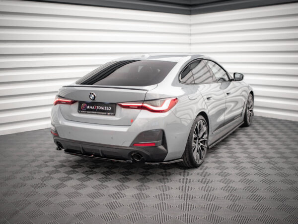 Alternative view of Maxton Design Gloss Black Rear Corner Splitters V.1 For BMW 4 Series G26 M Sport