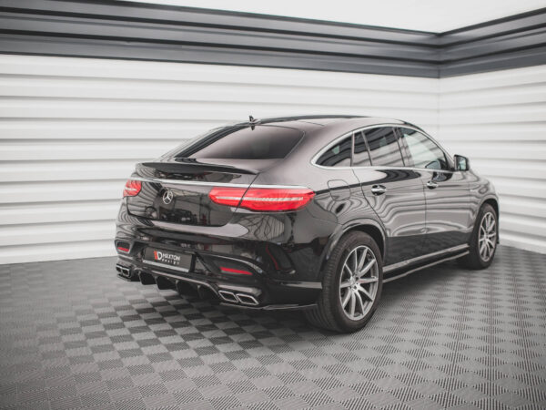 Alternative view of Maxton Design Gloss Black Rear Corner Splitters V.1 For Mercedes-Benz AMG GLE63 C292