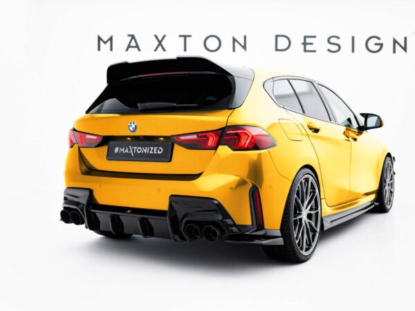 Alternative view of Maxton Design Gloss Black Rear Side Splitters V.2 For BMW M Sport F70