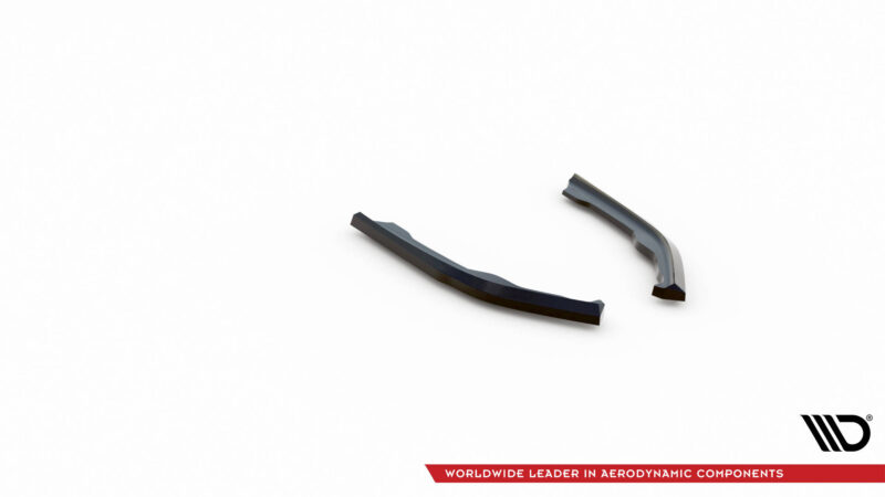 Maxton design gloss black rear corner splitters v. 2 for bmw 2 series g42 m240i