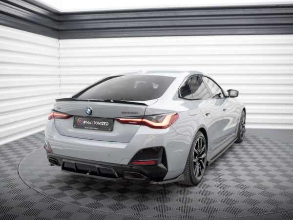 Alternative view of Maxton Design Gloss Black Rear Corner Splitters V.2 For BMWG26 M440i