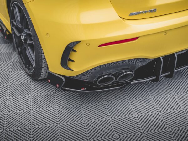 Pol po rear side splitters v 2 flaps mercedes amg a 45 s aero pack w177 12625 2