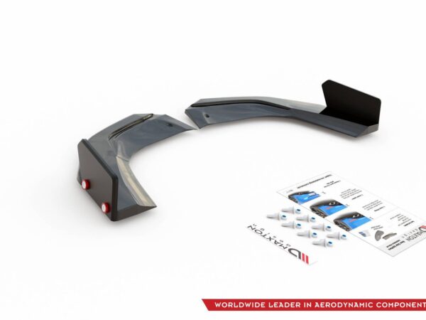 Pol po rear side splitters v 2 flaps mercedes amg a 45 s aero pack w177 12625 5