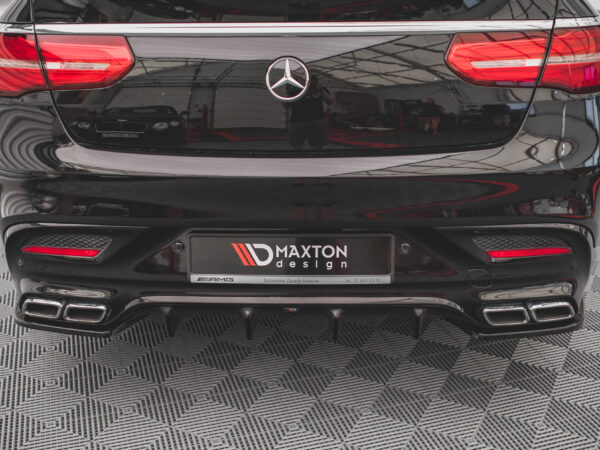 Alternative view of Maxton Design Gloss Black Rear Corner Splitters V.2 For Mercedes-Benz AMG GLE63 C292