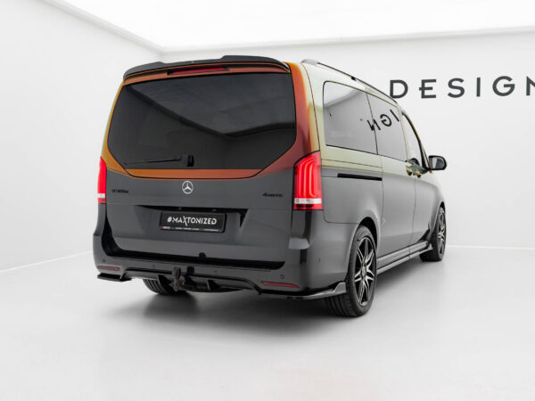 Alternative view of Maxton Design Gloss Black Rear Corner Splitters V.3 For Mercedes-Benz AMG W447 LCI