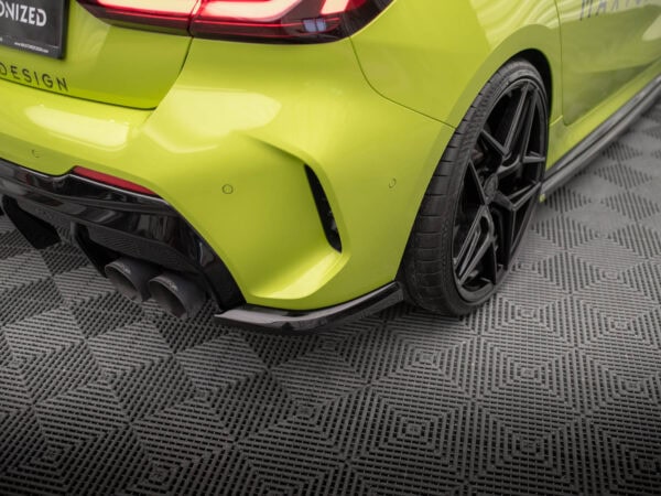 Pol po rear side splitters v 5 for rear valance v 3 for bmw 1 f40 m pack m135i 17806 4