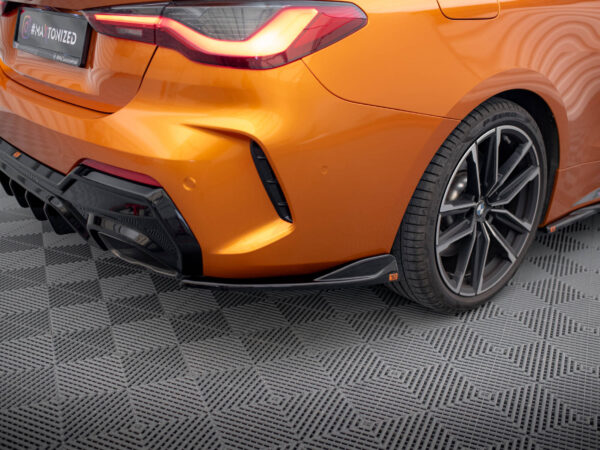 Pol po rear side splitters v 6 bmw 4 m440i g22 g23 g22 facelift g23 facelift 21840 4