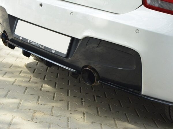 Alternative view of Maxton Design Gloss Black Rear Diffuser For BMW 1 Series F20 F21 M Sport