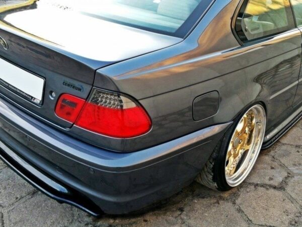 Alternative view of Maxton Design Gloss Black Rear Diffuser For BMW 3 Series E46 M Sport