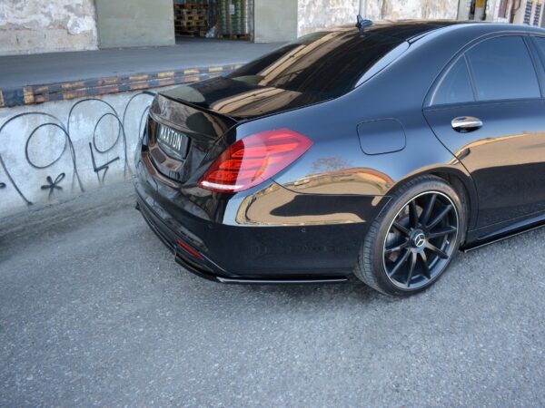 Alternative view of Maxton Design Gloss Black Rear Diffuser For Mercedes-Benz AMG W222